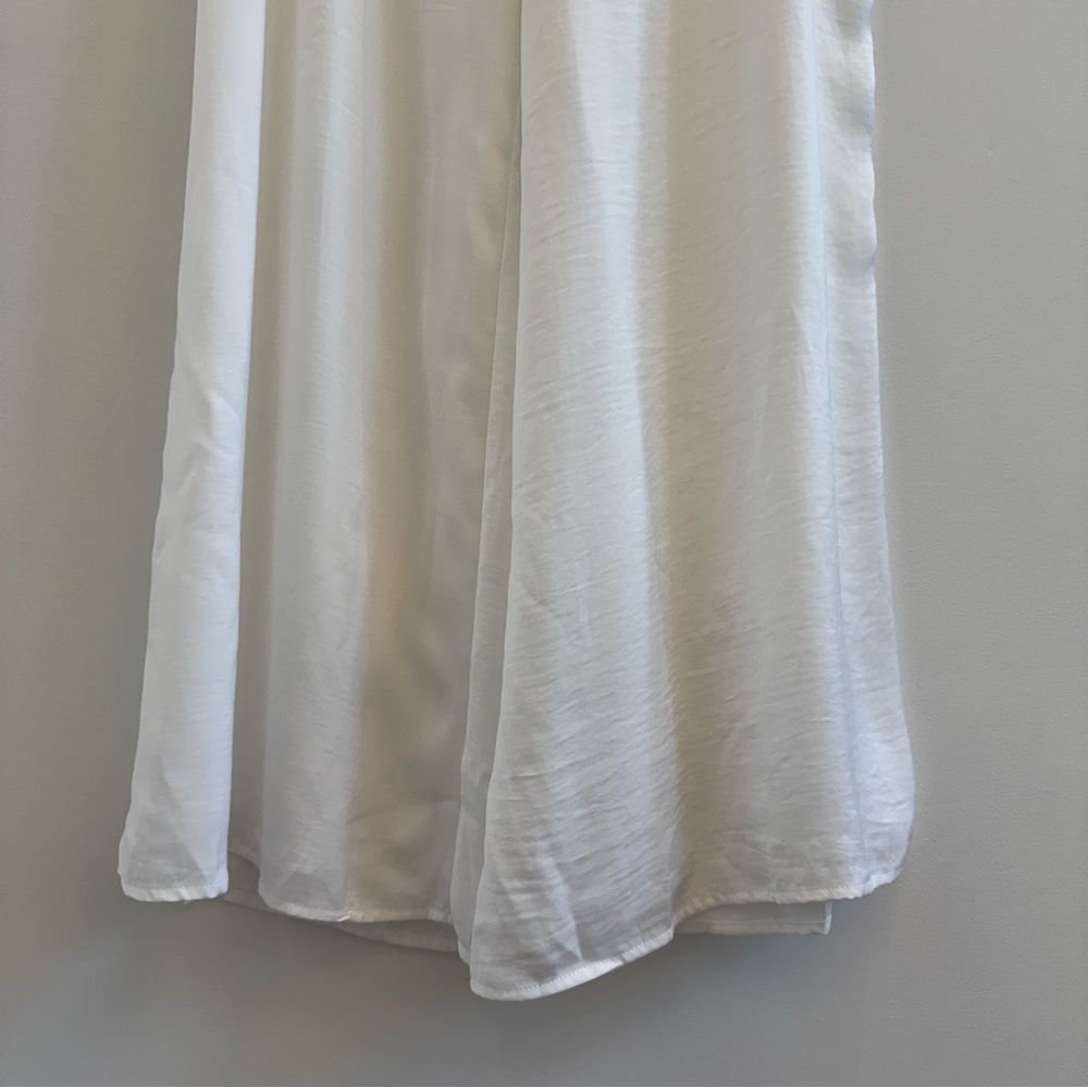 Dynamite White Wide-Leg Pants - Picture 2 of 6